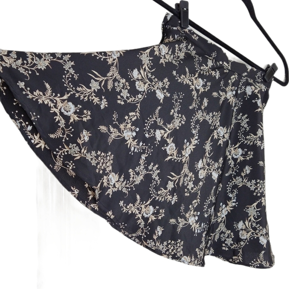 Vintage All That Jazz Floral Micro Mini Skirt Size 5